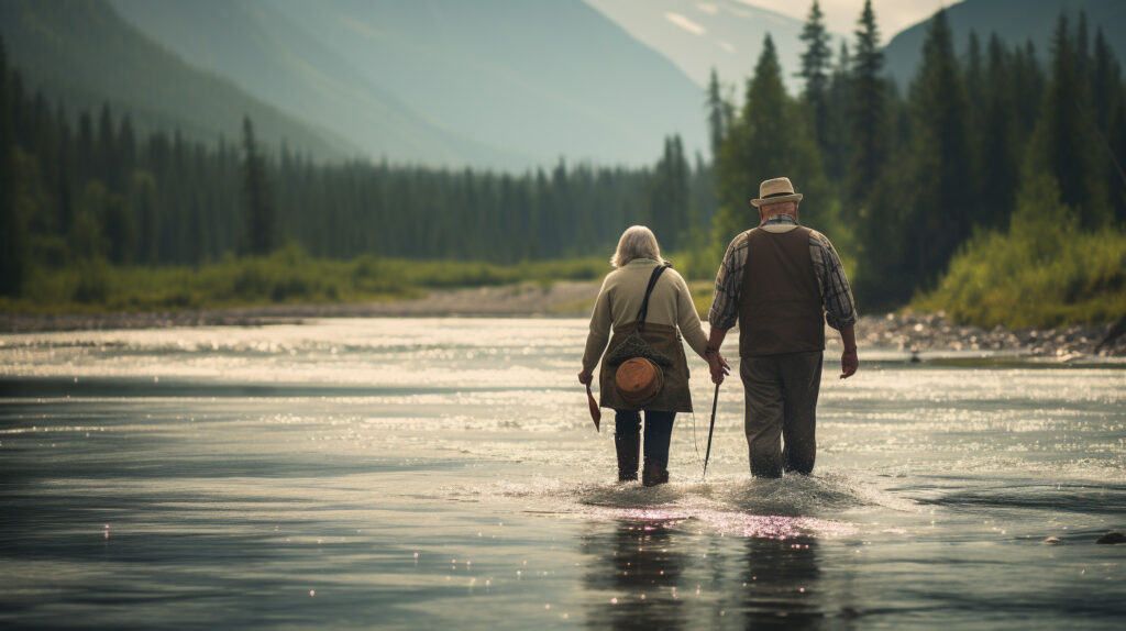 Retired couple in the Kenai Peninsula